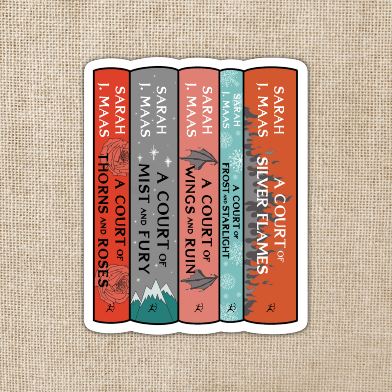 Wildly Enough ACOTAR Series Stack Sticker | Sarah J. Maas