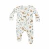 Angel Dear Delicate Safari Bamboo Viscose Zipper Footie