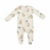 Giraffe Families Bamboo Viscose Zipper Footie from Angel Dear