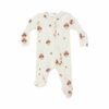 Angel Dear Mushrooms Bamboo Viscose Zipper Footie