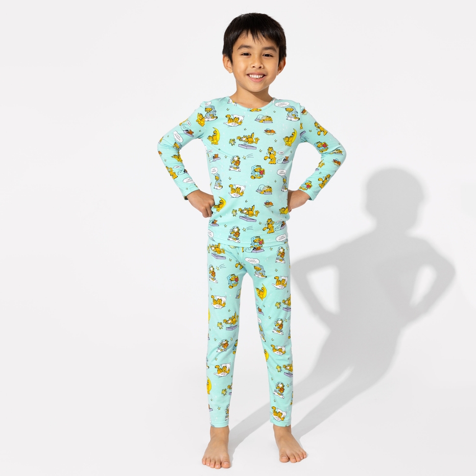 Bellabu Bear Garfield Lazy Mondays Bamboo Viscose Pajama Set