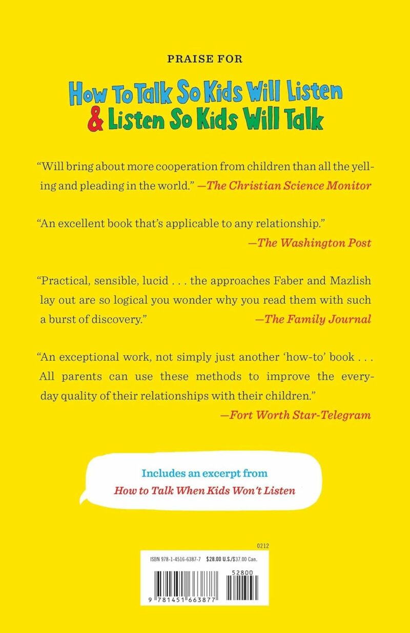 How to Talk So Kids Will Listen & Listen So Kids Will Talk from Simon & Schuster