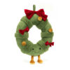 Amuseables Decorated Christmas Wreath made by Jellycat