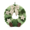 Amuseables Nordic Spruce Wreath made by Jellycat