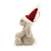 Bashful Bunny Christmas Ornament from Jellycat