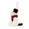 Bashful Puppy Ornament made by Jellycat