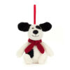 Bashful Puppy Ornament from Jellycat