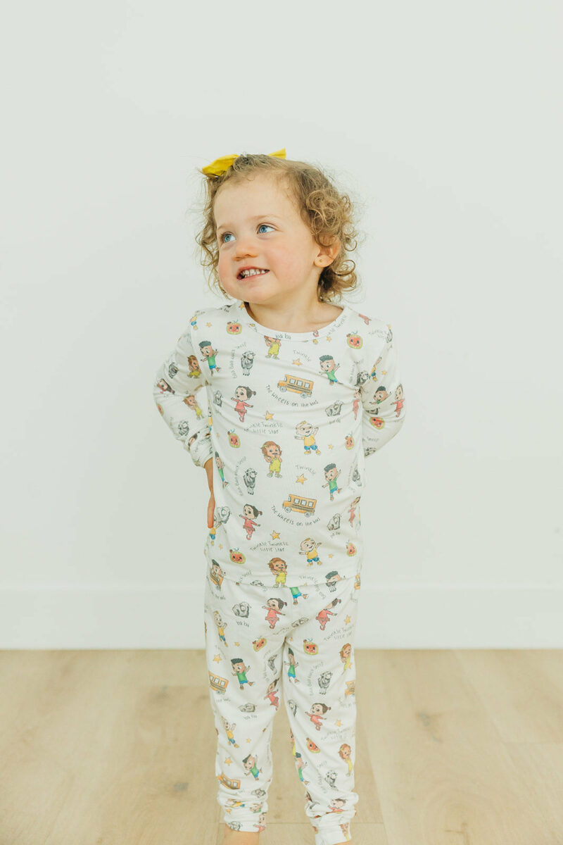 CoComelon Friends Two-Piece Long Sleeve Pajama Set from Copper Pearl