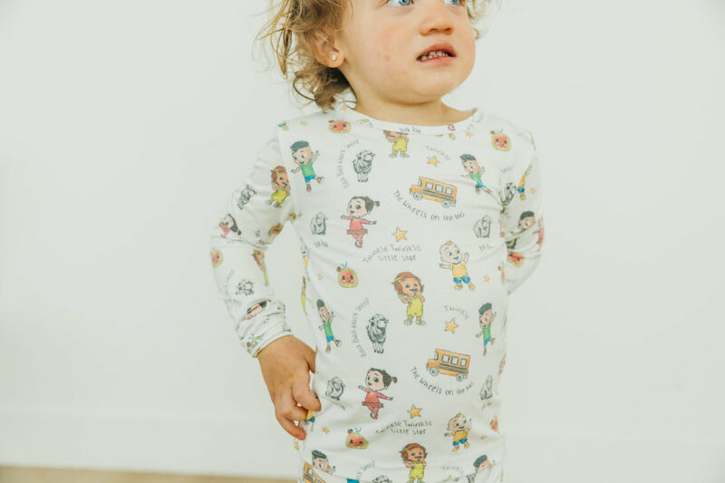 CoComelon Friends Two-Piece Long Sleeve Pajama Set available at Blossom