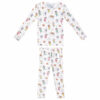 Copper Pearl CoComelon Friends Two-Piece Long Sleeve Pajama Set