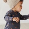 Organic Cotton Reese Zip Onepiece in Fox Cubs Constellation  from Jamie Kay