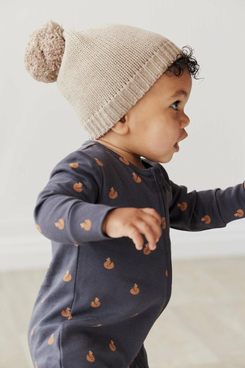 Organic Cotton Reese Zip Onepiece in Fox Cubs Constellation  from Jamie Kay