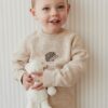 Jamie Kay Ethan Jumper in Oatmeal Marle Hedgehog 