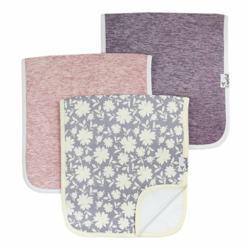 Copper Pearl Lacie Burp Cloth Set 3-Pack