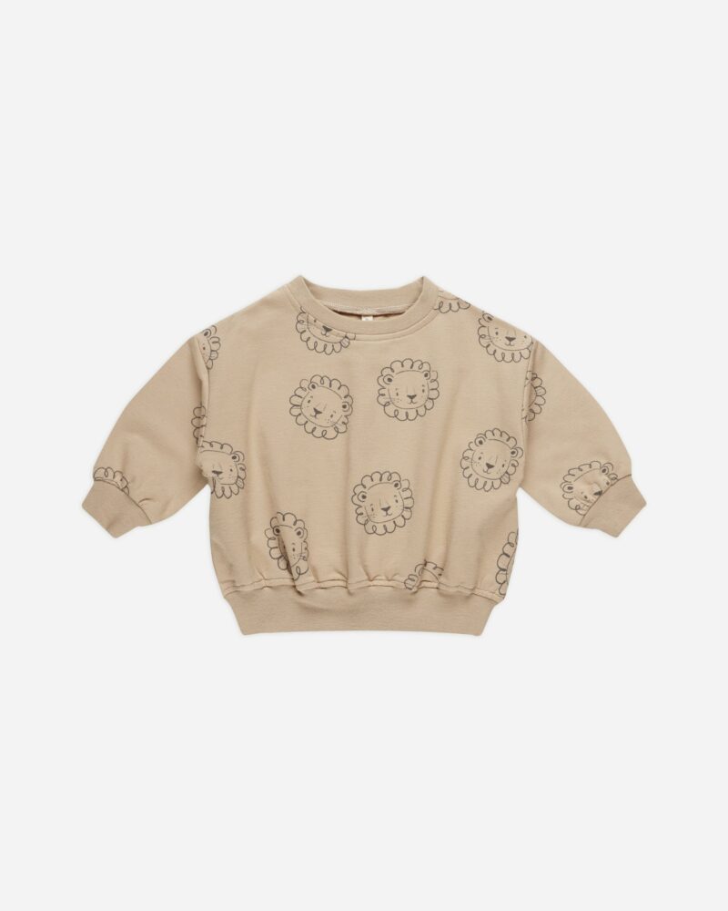 Relaxed Fleece Sweatshirt In Lions