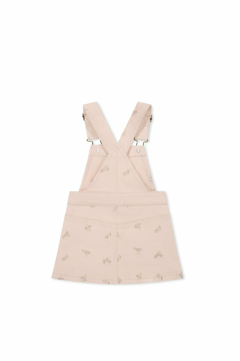 Vintage Overall Dress in Goldie Embroidery  from Jamie Kay