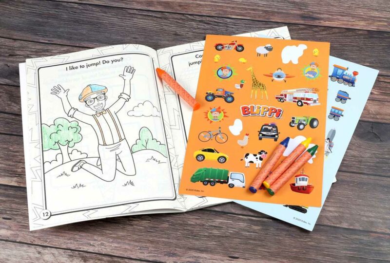 Blippi: I Like That!  Coloring Book with Crayons made by Simon & Schuster