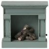 Fireplace in Blue for Mouse from Maileg