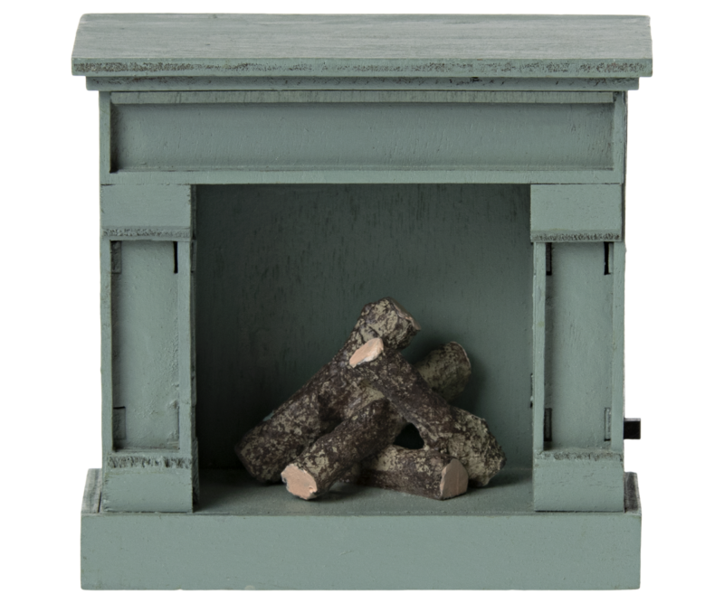 Fireplace in Blue for Mouse from Maileg