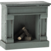 Maileg Fireplace in Blue for Mouse