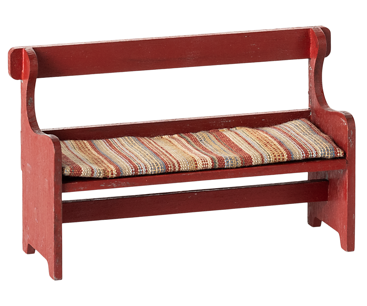 Maileg Red Bench for Mouse