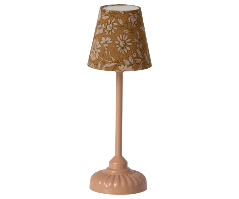 Maileg Vintage Floor Lamp in Dark Powder for Mouse