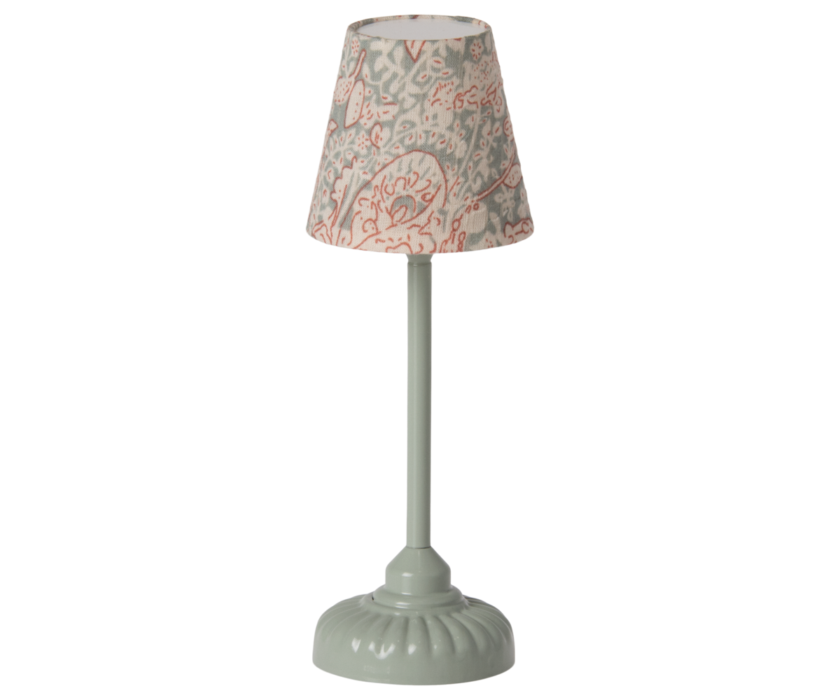 Maileg Vintage Floor Lamp in Mint for Mouse