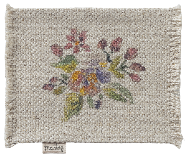 Maileg Rug with Flowers Small