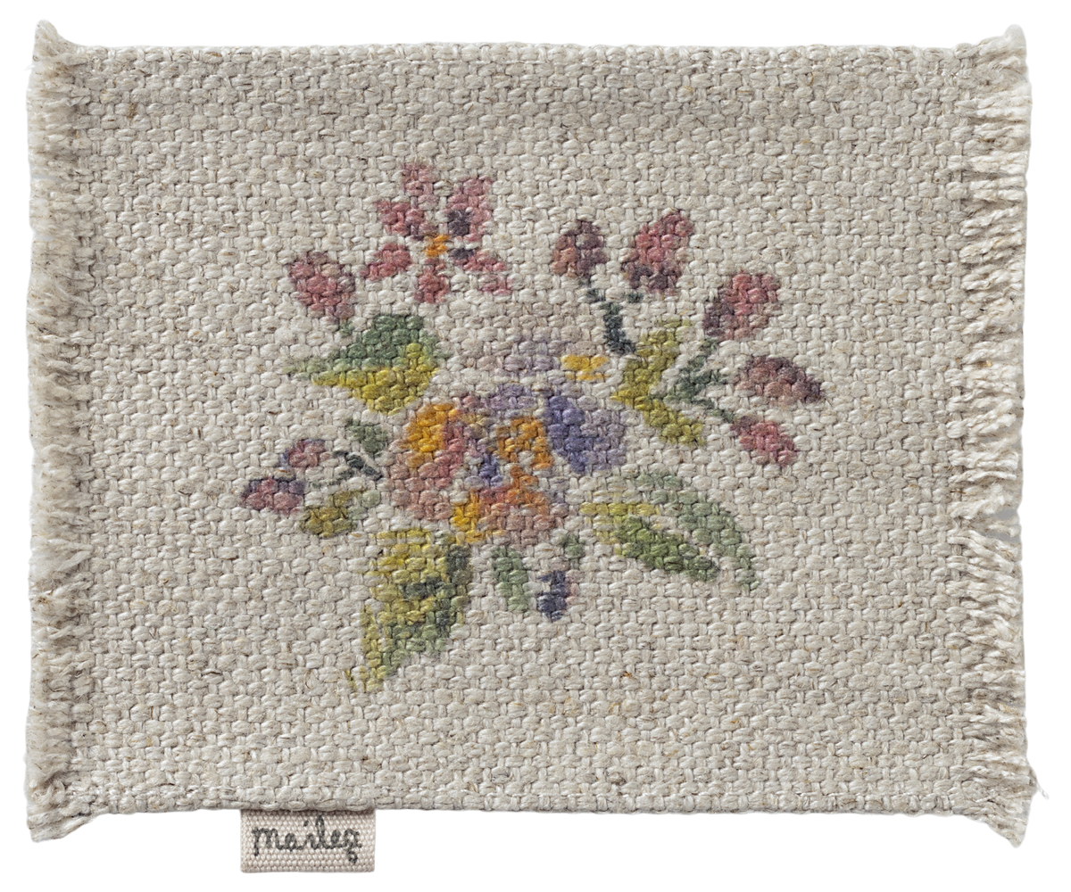 Maileg Rug with Flowers Small