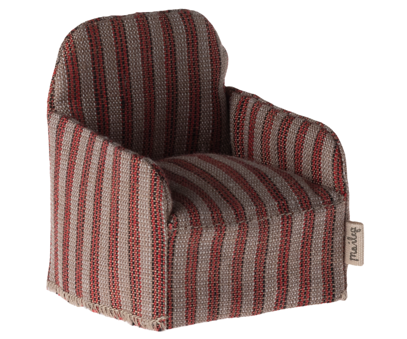 Maileg Mouse Chair in Stripe