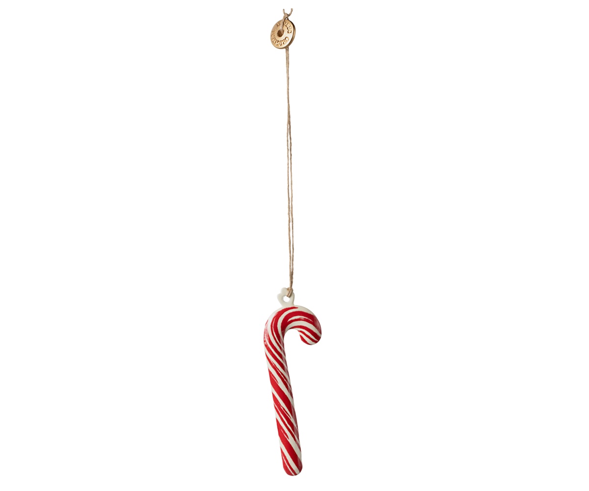 Maileg Stripe Sugar Cane Metal Ornament