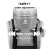 Diono Monterey 6DXT SafePlus High-Back Booster available at Blossom