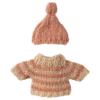 Maileg Knitted Sweater and Hat for Big Sister Mouse