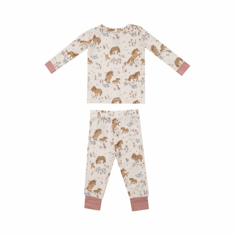 Pretty Ponies Long Sleeve Loungewear Set