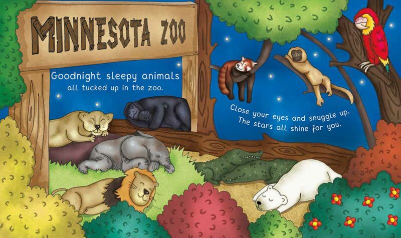 Sourcebooks Night-Night Minnesota Board Book Children's Books