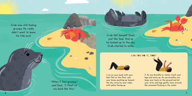 Yoga Animals at the Seashore from