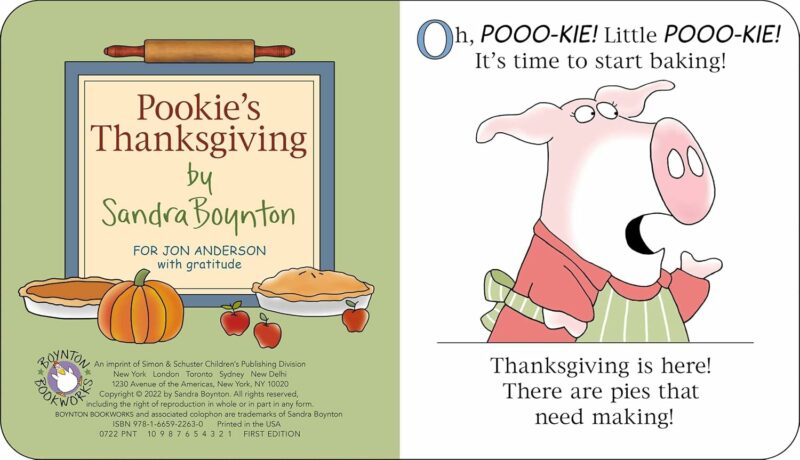 Pookie's Thanksgiving by Sandra Boynton from