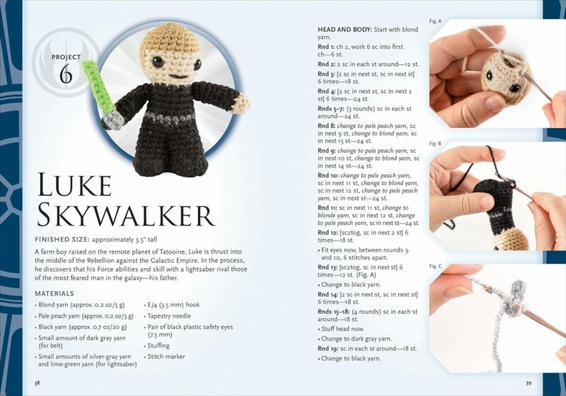 Star Wars Crochet by Editors of Thunder Bay Press made by