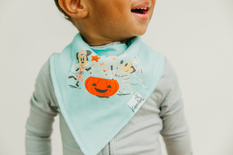 Mickey Mouse's Boo Bash Bandana Bib Set 4-Pack from Copper Pearl