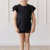 Jamie Kay Pima Cotton Ruby Top in Black Bean 