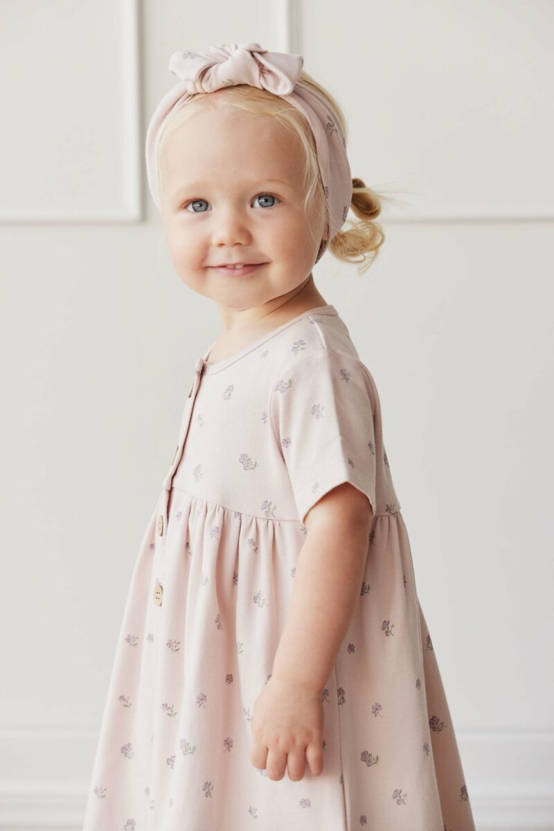 Organic Cotton Headband in Meredith Violet  from Jamie Kay