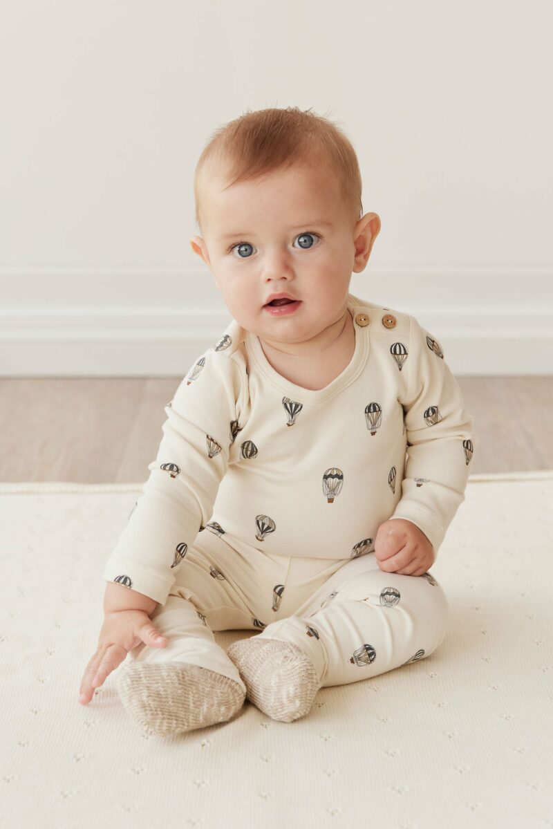 Jamie Kay Organic Cotton Fernley Bodysuit in Montgolfiere Cloud