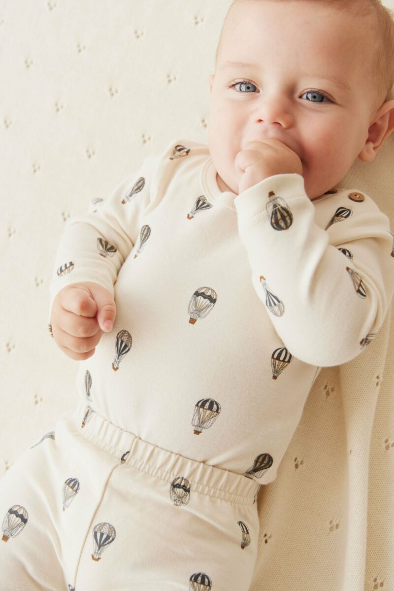 Organic Cotton Fernley Bodysuit in Montgolfiere Cloud from Jamie Kay