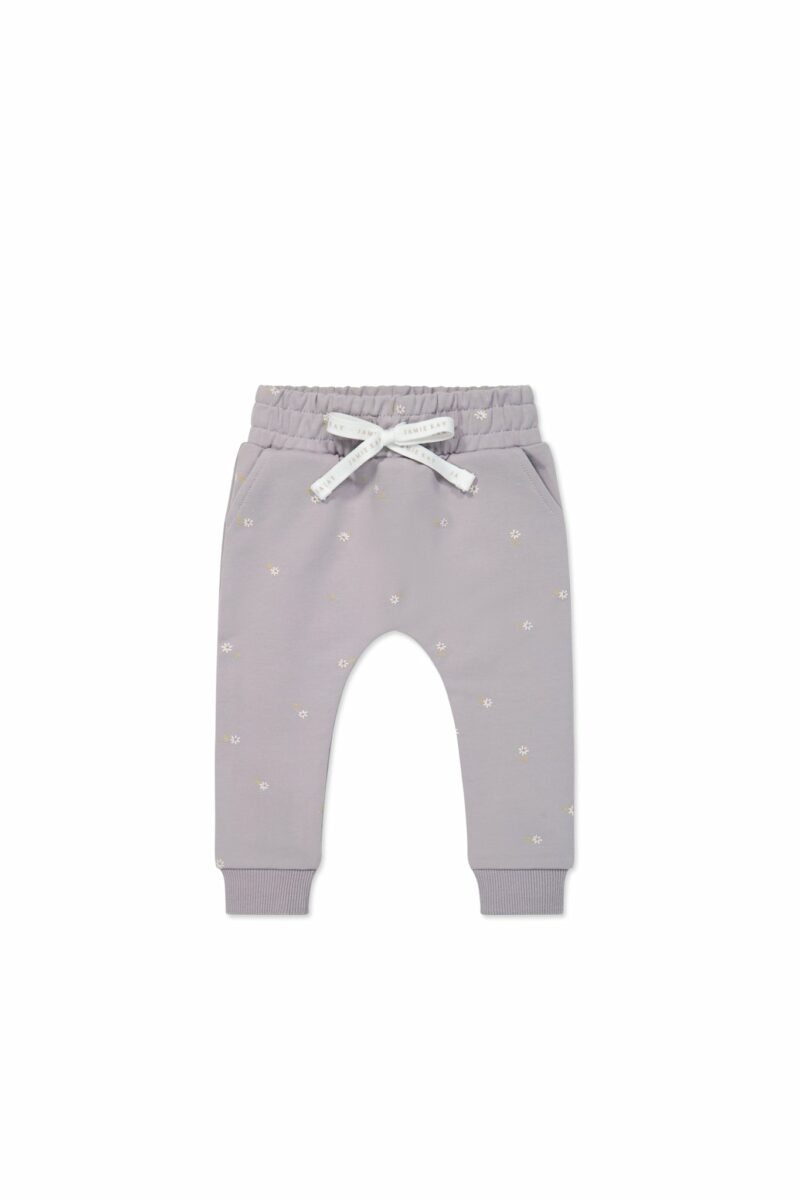 Organic Cotton Morgan Track Pant in Annie Ditzy Violet Ice  from Jamie Kay