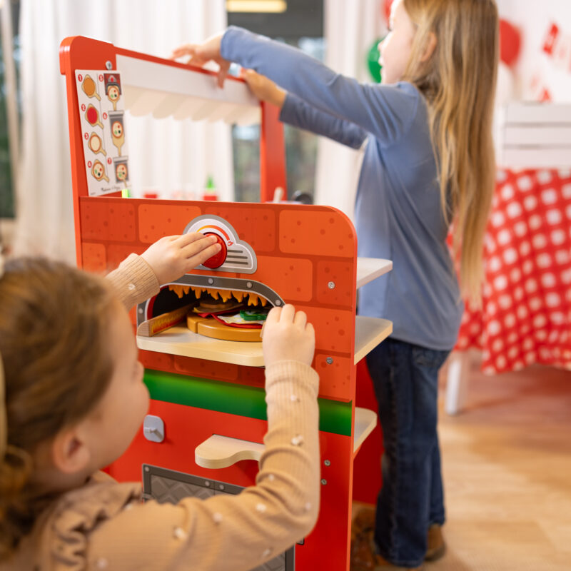 Melissa & Doug Wooden Pizza Food Truck Activity Center available at Blossom