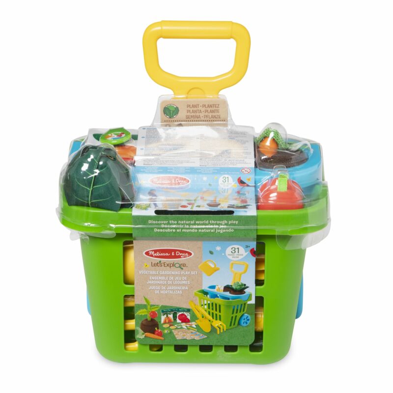 Melissa & Doug Let's Explore Vegetable Gardening Play Set part of our  collection