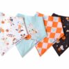 Copper Pearl Mickey Mouse's Boo Bash Bandana Bib Set 4-Pack