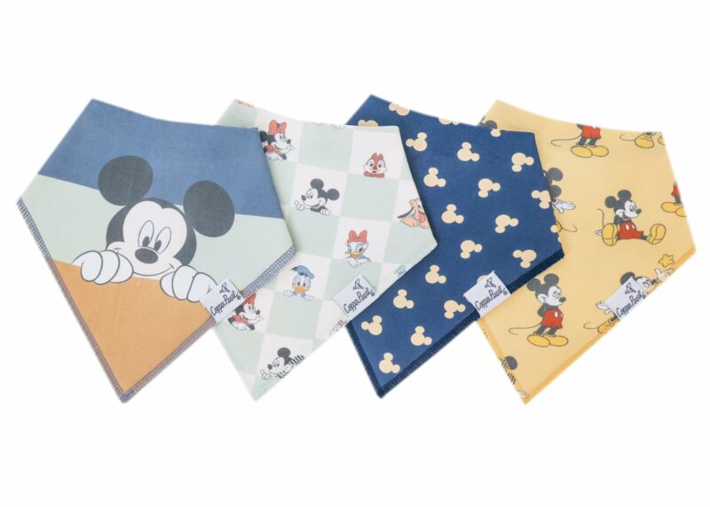 Copper Pearl Mickey Mouse and Friends Bandana Bib Set 4-Pack