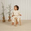 Quincy Mae Waffle Slouch Set In Gingerbread