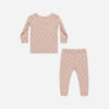 Bamboo Pajama Set In Candy Cane